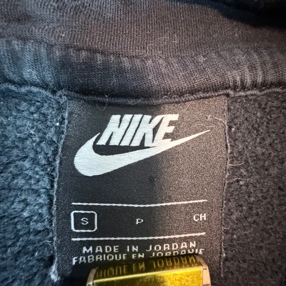 Nike Sportswear Club Fleece Hoodie Black Futura Logo Mens Small Pullover